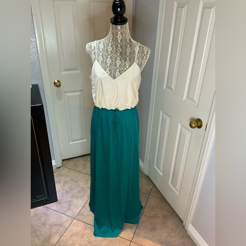 Vintage 70s maxi dress size Small